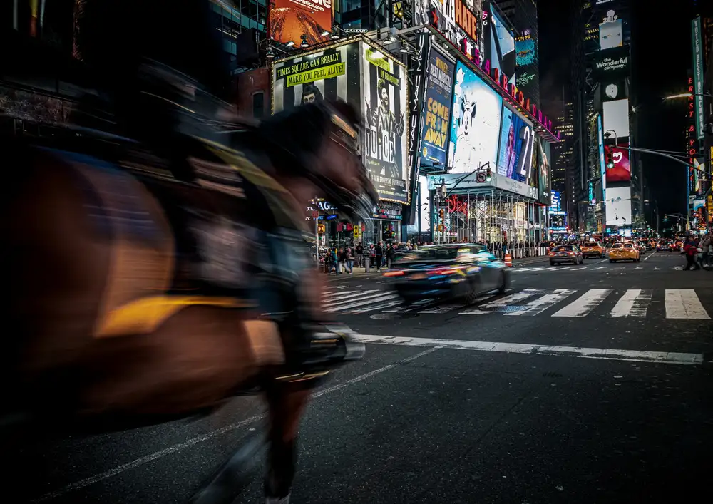 Tagliarino, Marco: Das Pferd,das über den Times Square rennt