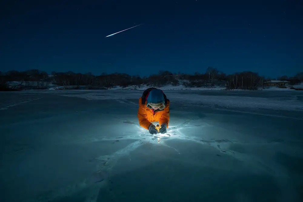 Z, Bingo: lac de glace