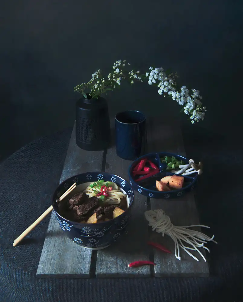 Catherine, W.: Soupe de nouilles au bœuf