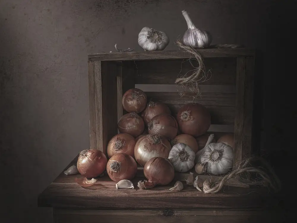 Perfoncio, Margareth: Onion and garlic