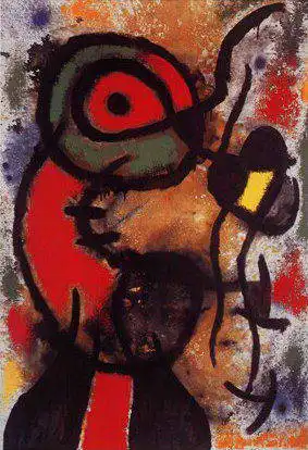 Miró, Joan: Personnage et oiseau
