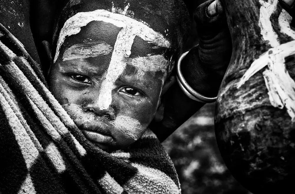 Garmendia, Inazio Joxe: Niño de la tribu Surma - Etiopía