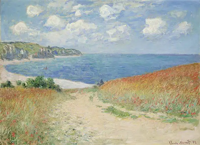 Monet, Claude: Cesta do Pourville