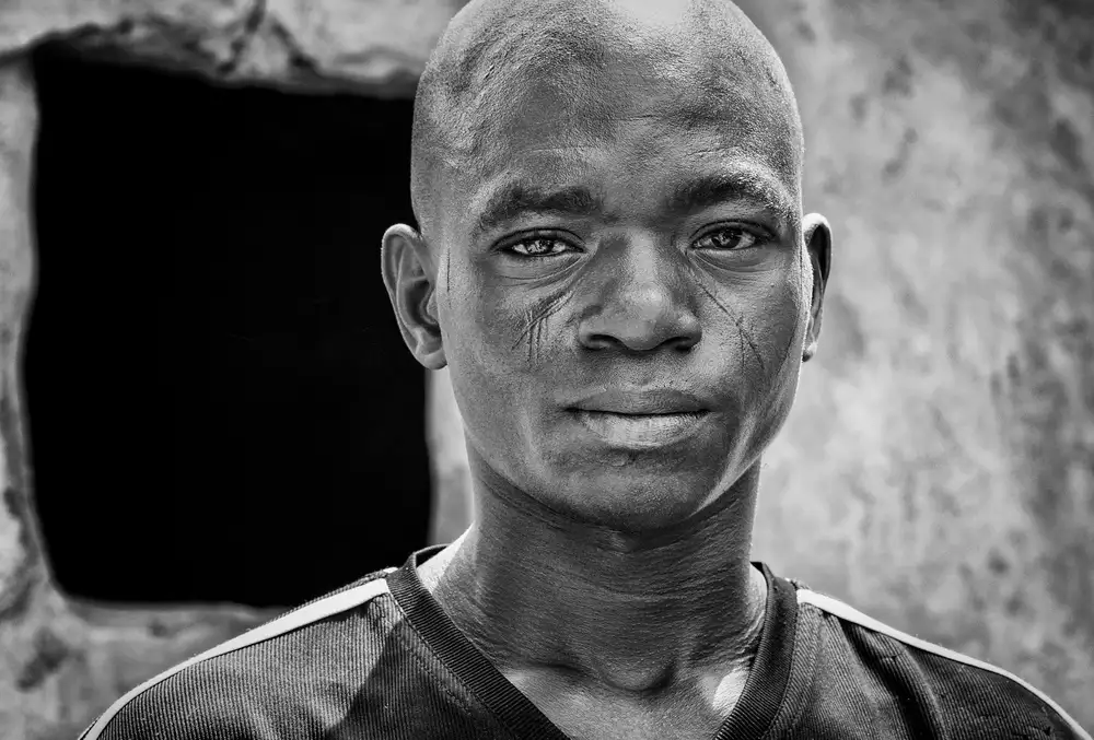 Garmendia, Inazio Joxe: Hombre de la tribu Somba - Benin