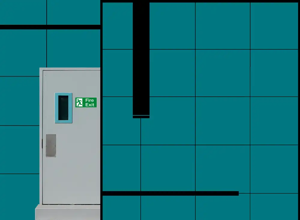 kaddourah, ahmad: Fire Exit Door