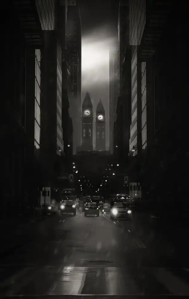 Deng, Larry: Nocturnal Cityscape