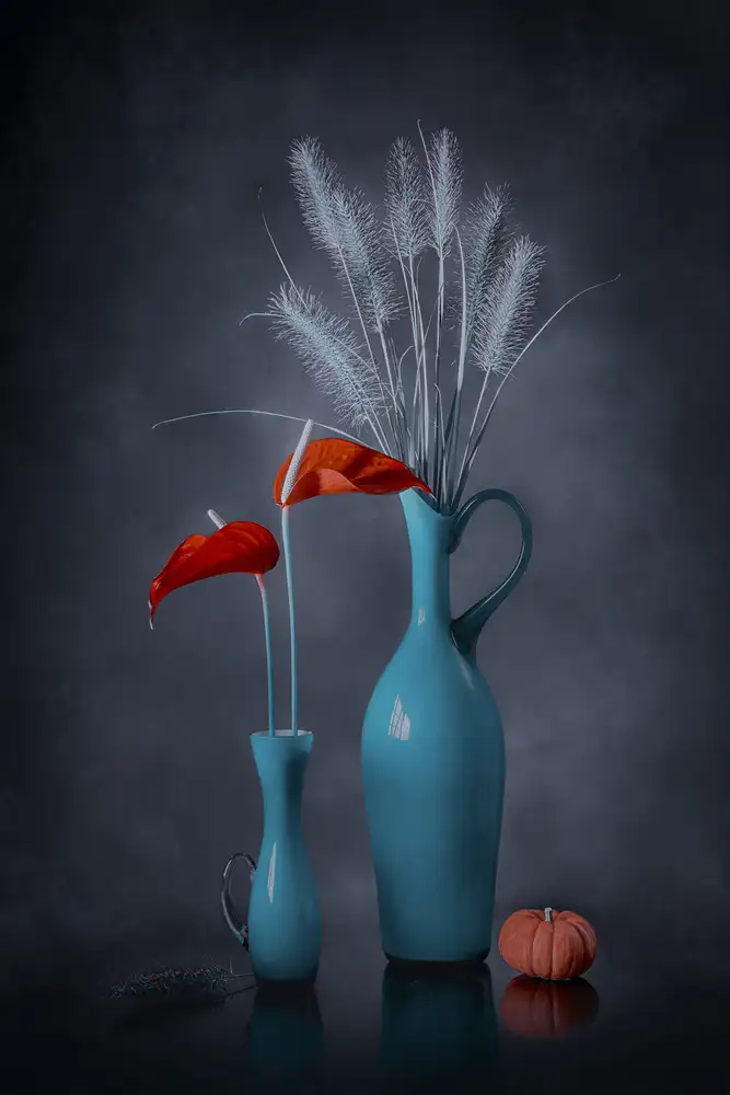Jacobs, Lydia: Anthurium et mini courge