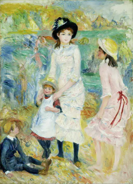 Renoir, Auguste: Děti na břehu moře