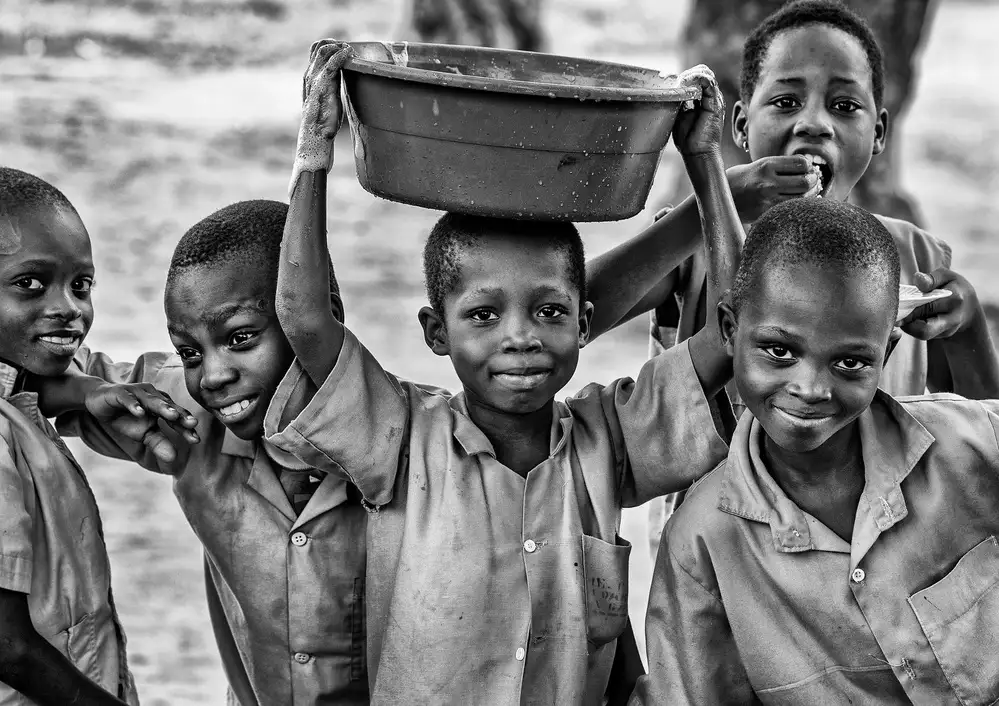 Garmendia, Inazio Joxe: Niños jugando las mejores poses - Benin
