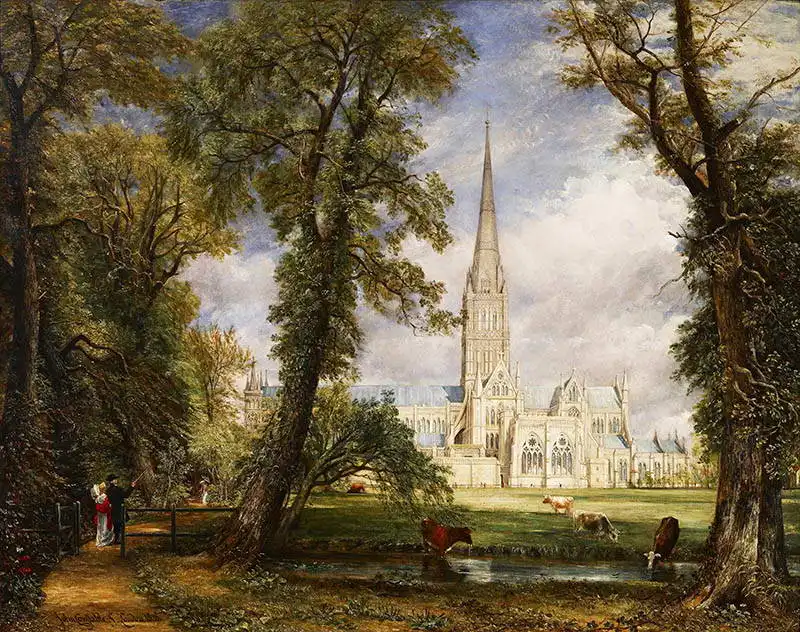 Constable, John: Katedrála v Salisbury