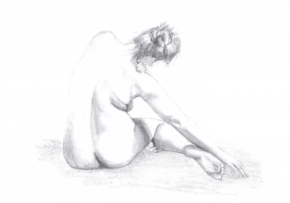 Studio, Pictufy: Skizze einer Frau