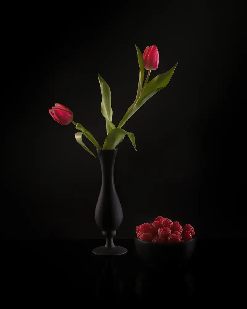 Wei, and Siyu: Tulipes et Framboise