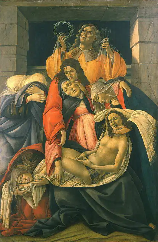 Botticelli, Sandro: Nářek nad mrtvým ...