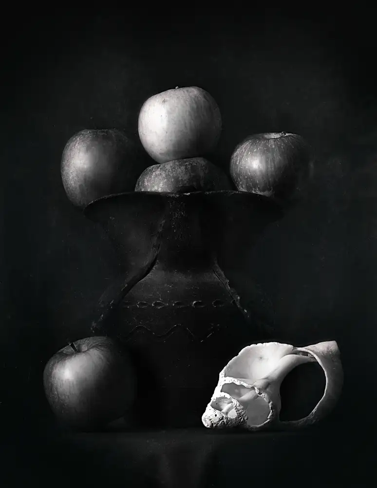 Buye, Pascual Santiago: Composition with apples