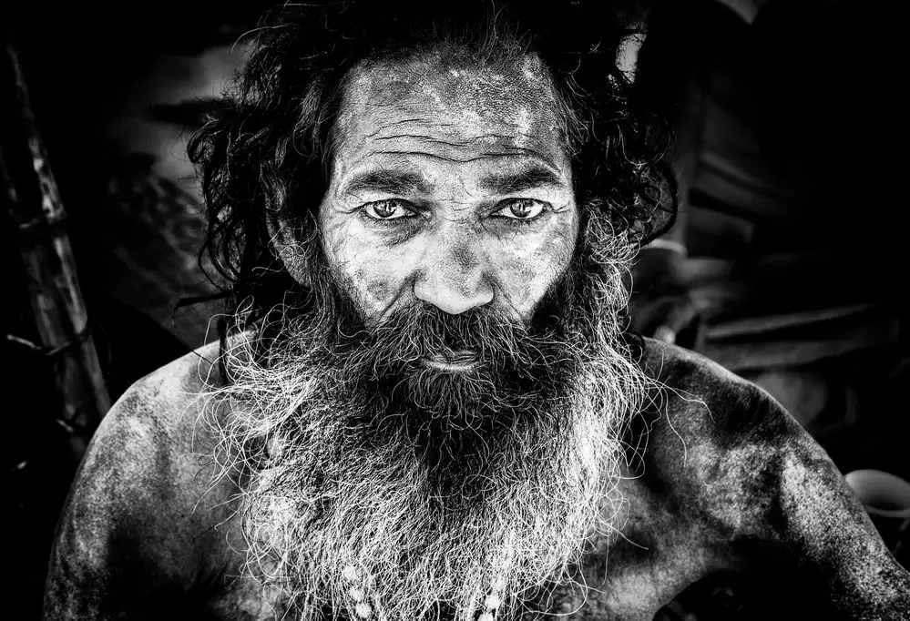 Garmendia, Inazio Joxe: Sadhu al Kumbh Mela - Prayagraj - India