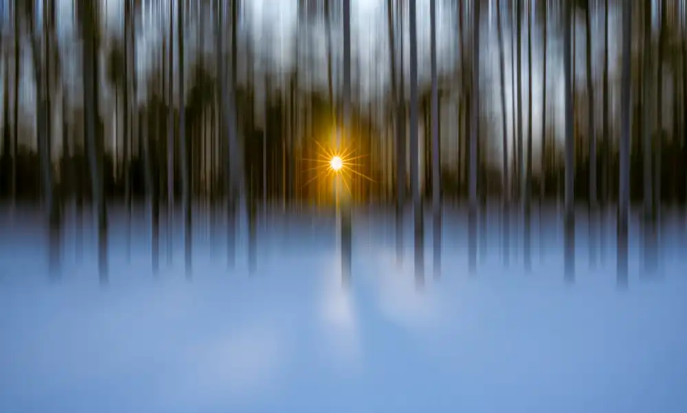 Wan, Anna: Coucher de soleil en hiver