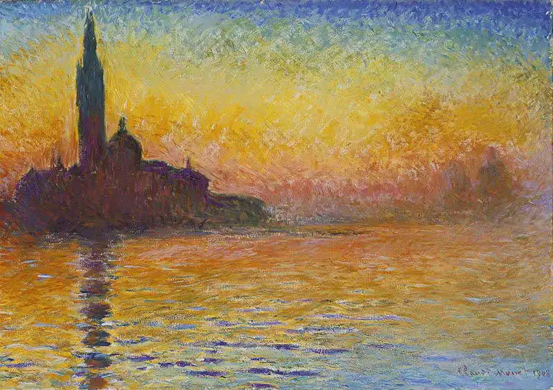 Monet, Claude: San Giorgio za soumraku