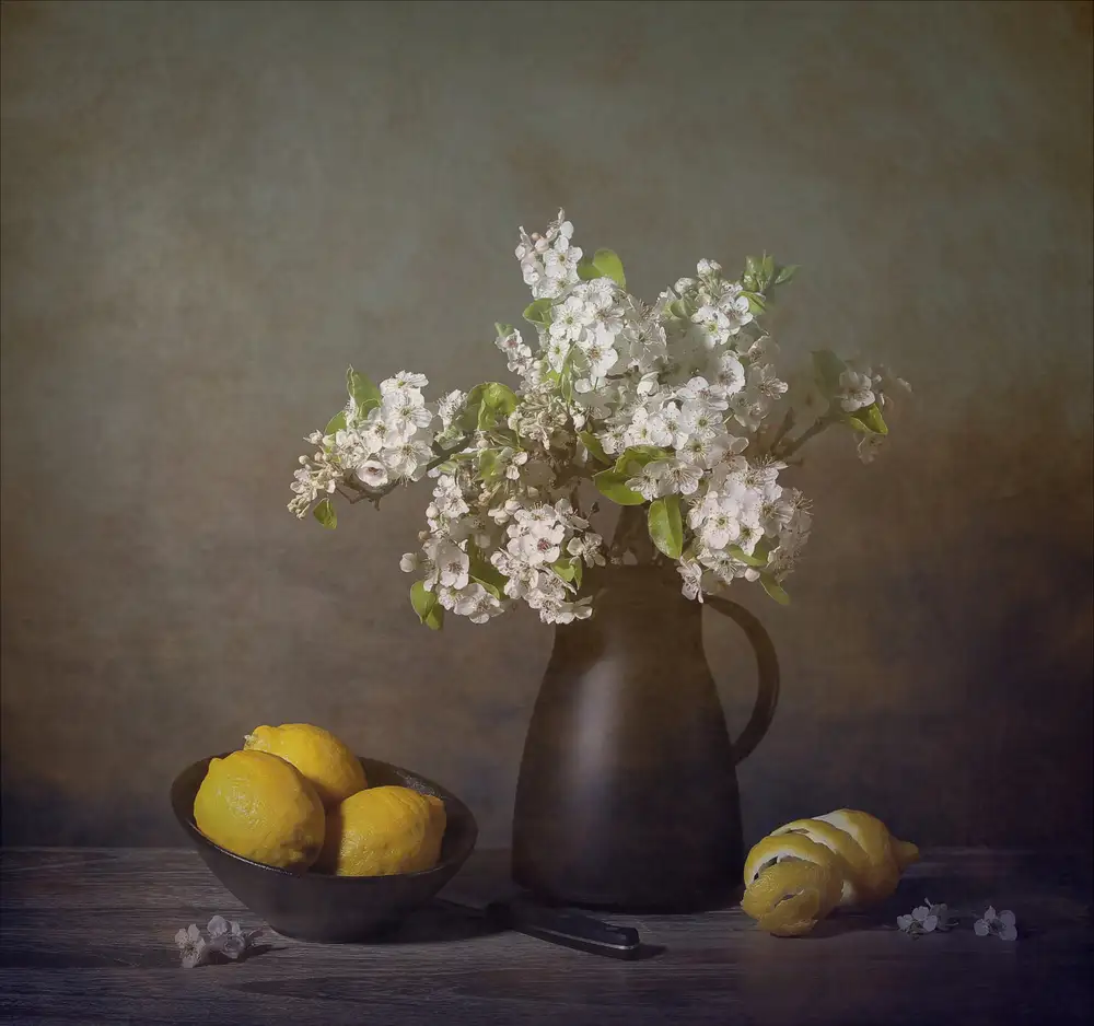 Zhou, Fangping: Flores y limones amarillos