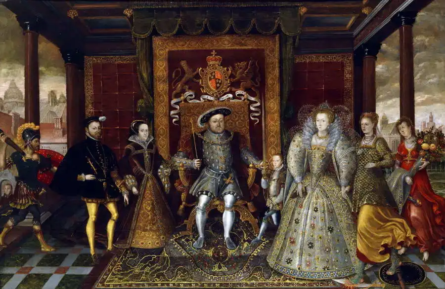 Heere, Lukas de: Alegorie rodiny Jindřicha VIII.