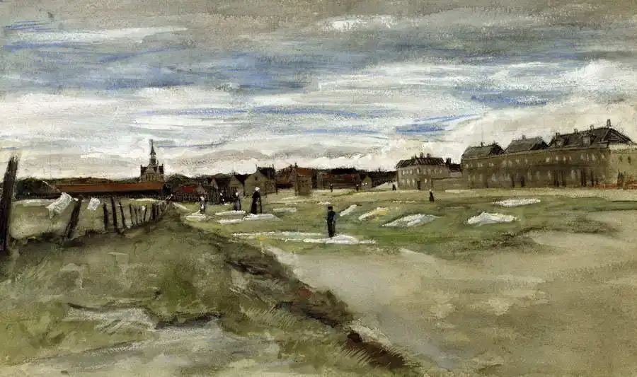 Gogh, Vincent van: Bělení prádla v Scheveningenu