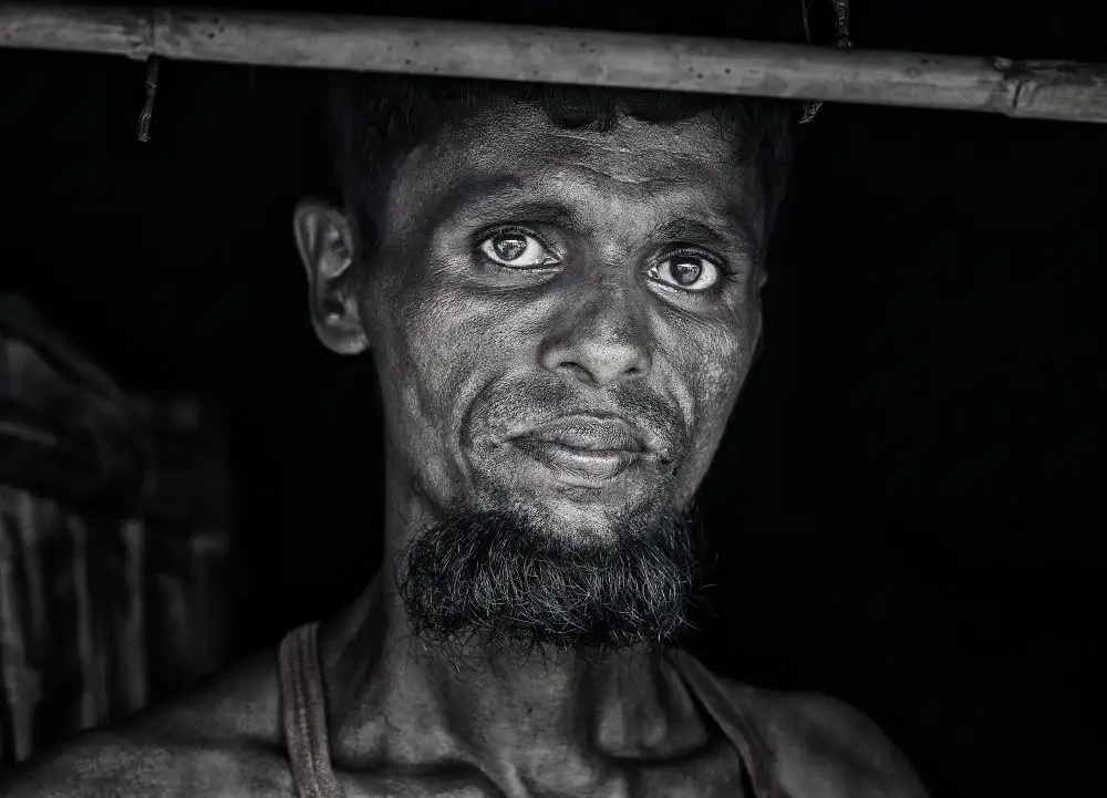 Garmendia, Inazio Joxe: Hombre refugiado rohingya - Bangladesh