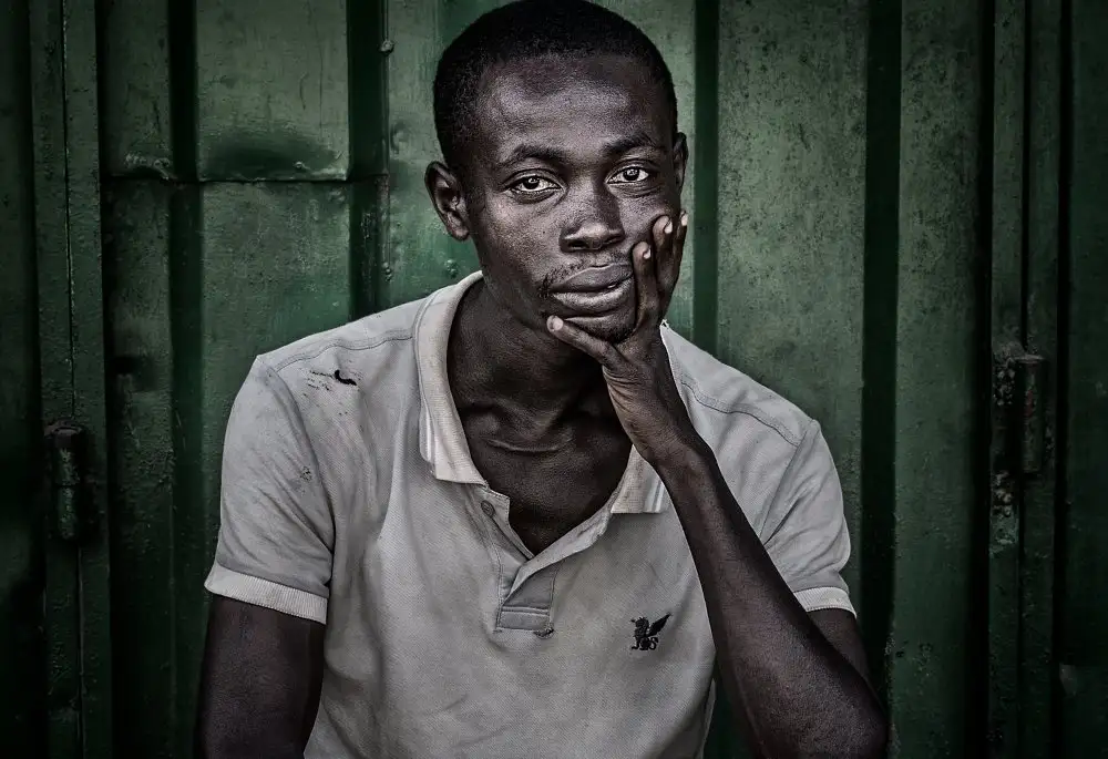 Garmendia, Inazio Joxe: Hombre de Ghana.