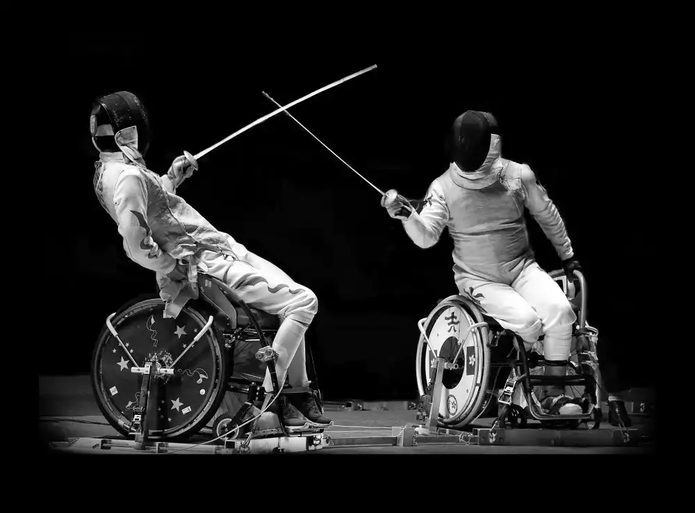 Bunjamin, Antonyus: Scherma per sedie a rotelle