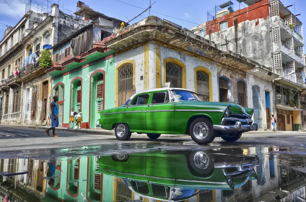 Einhorn, Itzik: Under a worned green car