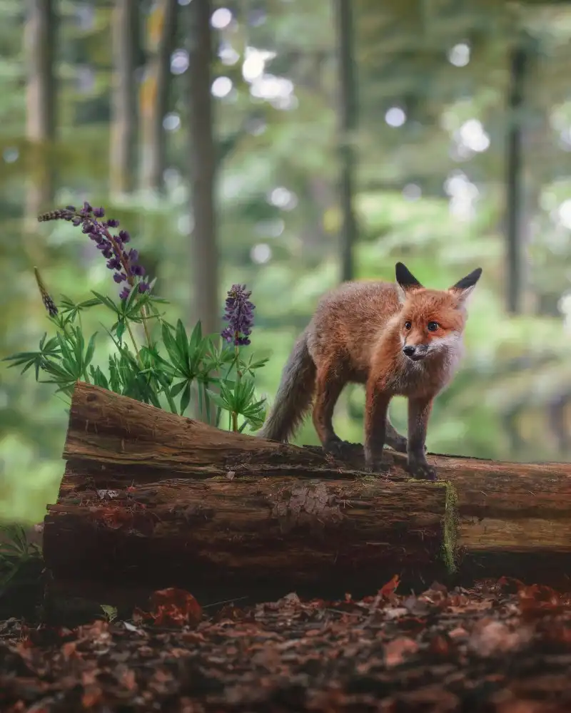 Firešová, Michaela: Fox in the forest