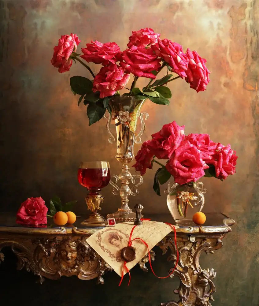 Morozov, Andrey: Still life with roses
