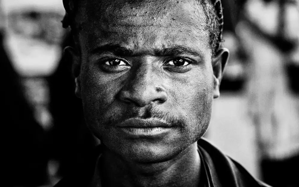 Garmendia, Inazio Joxe: Hombre de Mt. Hagen - Papua Nueva Guinea