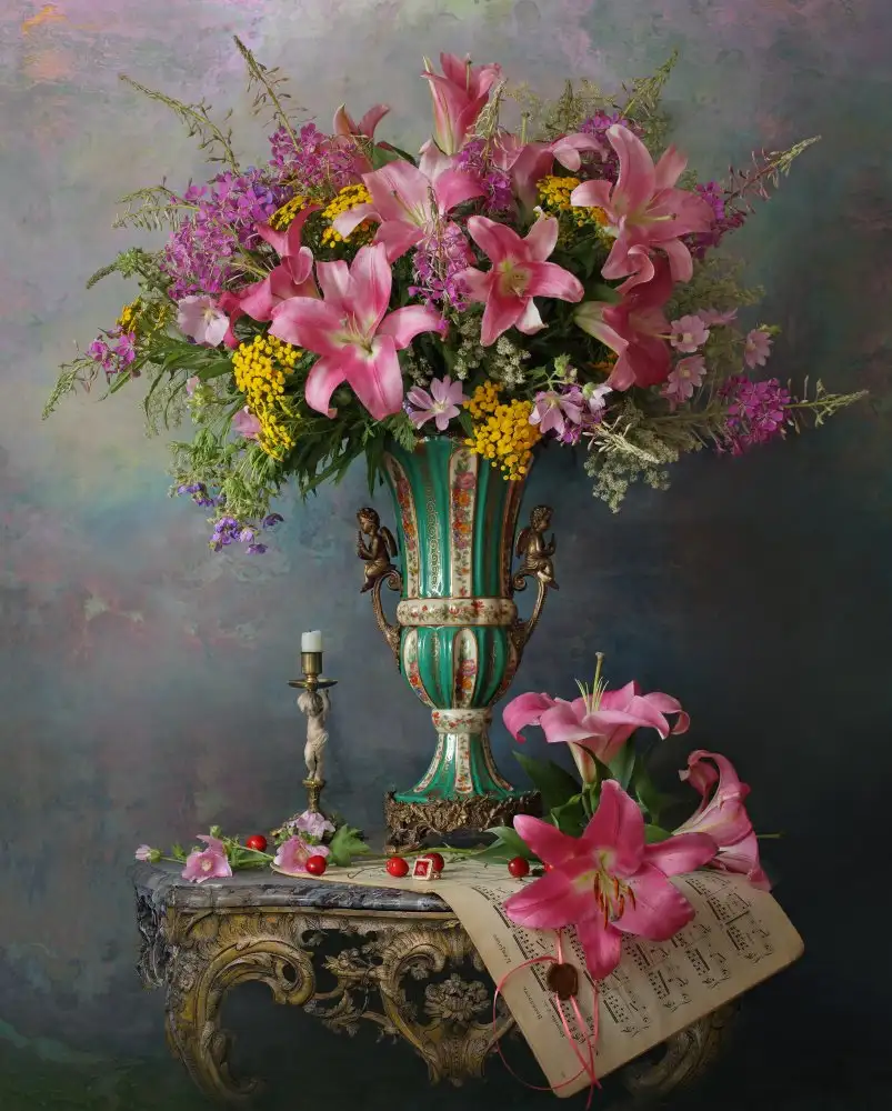 Morozov, Andrey: Still life with flowers