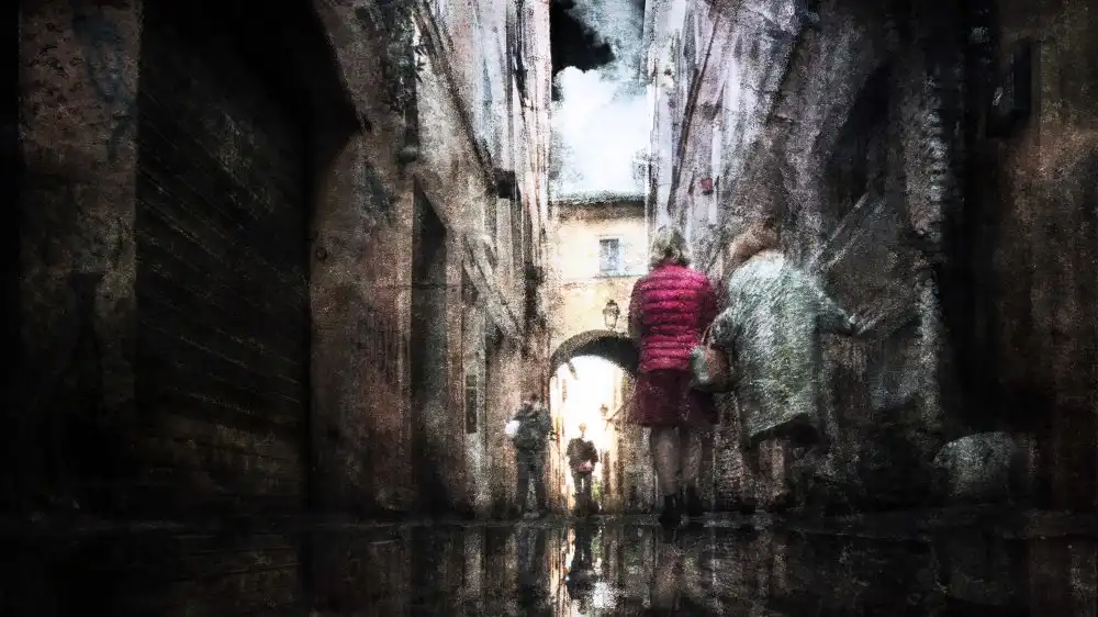 Quaglia, Nicodemo: Petite promenade dans la ruelle