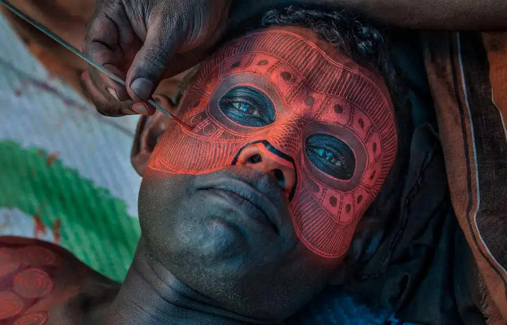 Garmendia, Inazio Joxe: Intérprete de la ceremonia Theyyam - India