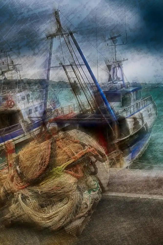 Corte, Raffaele: Tempesta al porto