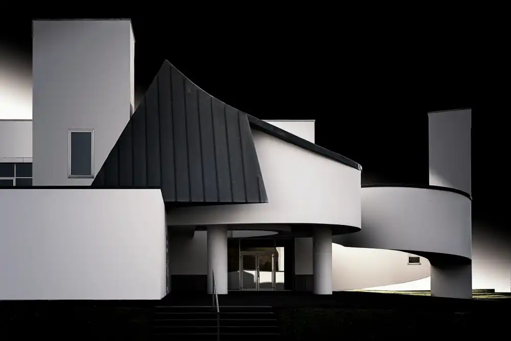 Weber, Roland: L'ingresso geometrico