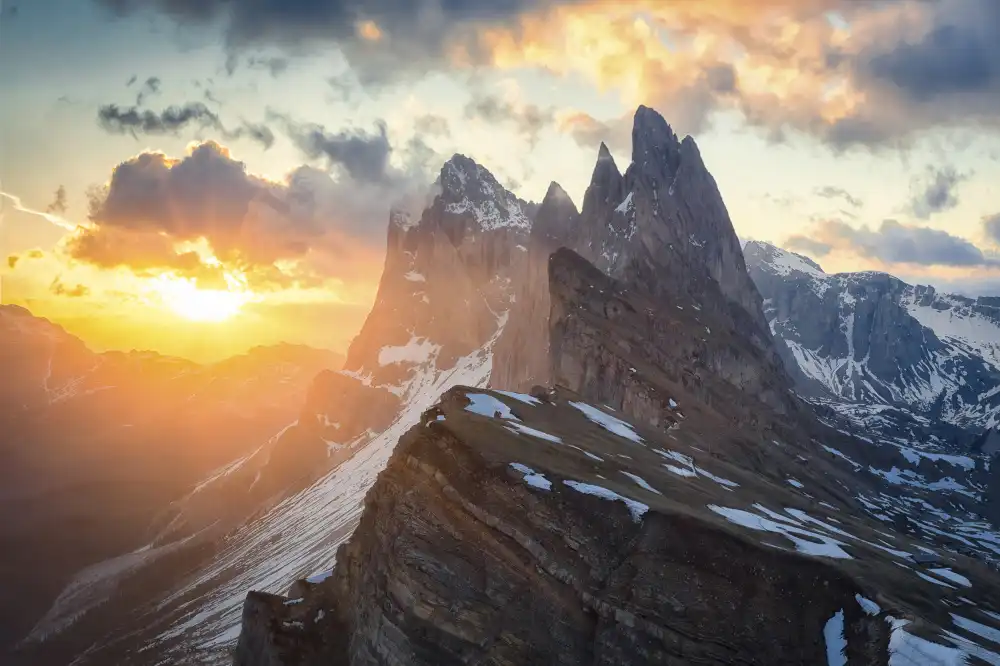 Zheng, Michael: Lever du soleil à Seceda