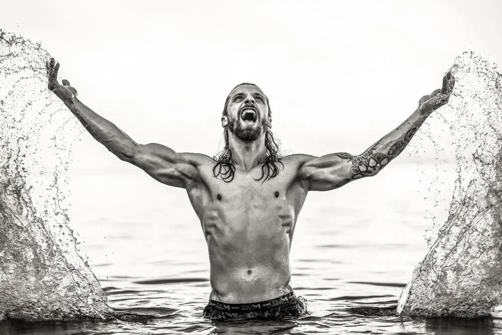Graf, James: Mann im Wasser
