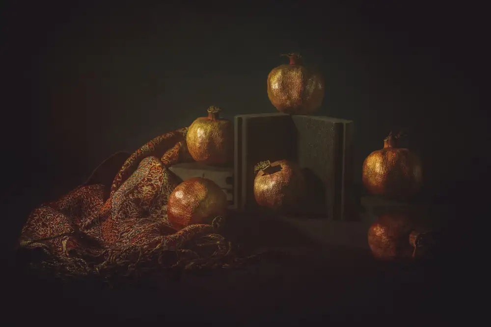 Zhong, John-Mei: nature morte de grenade sèche