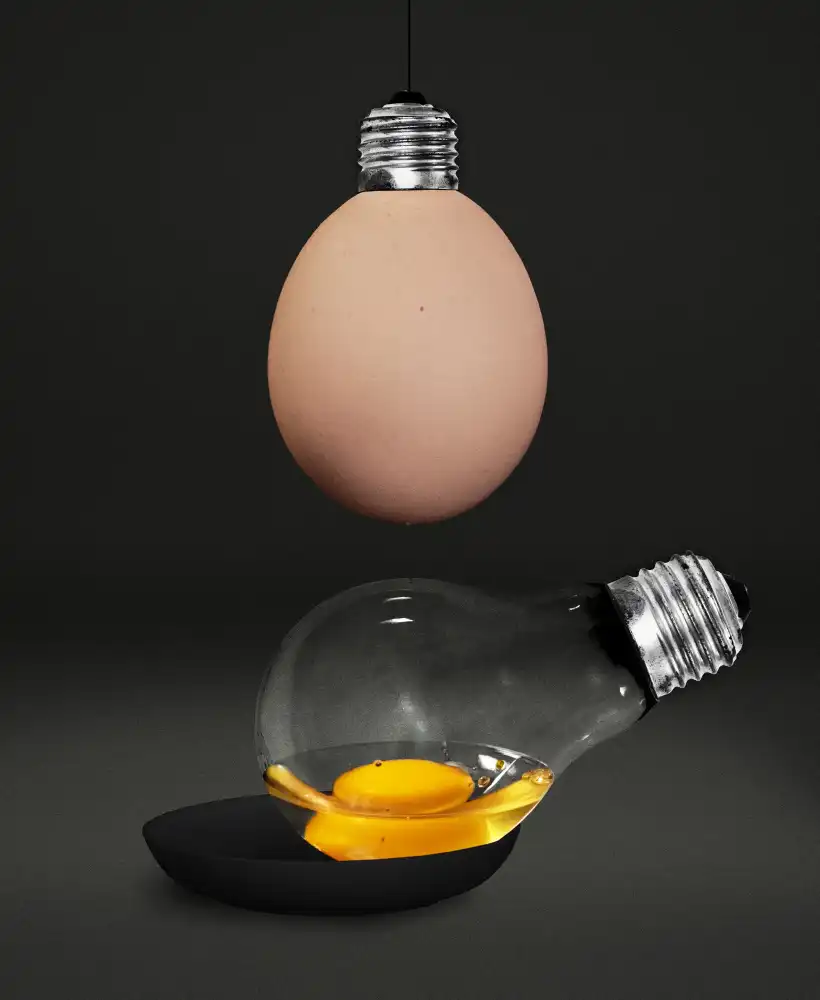 XibiaoHuang: Is it a lamp or an egg?