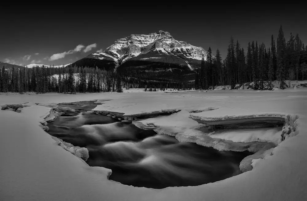 Jacobs, Lydia: Chutes Athabasca en hiver