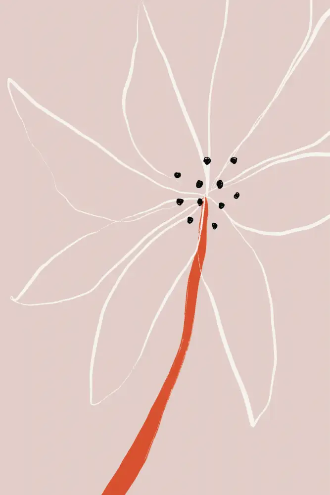 uplusmestudio: Fiore astratto n. 1