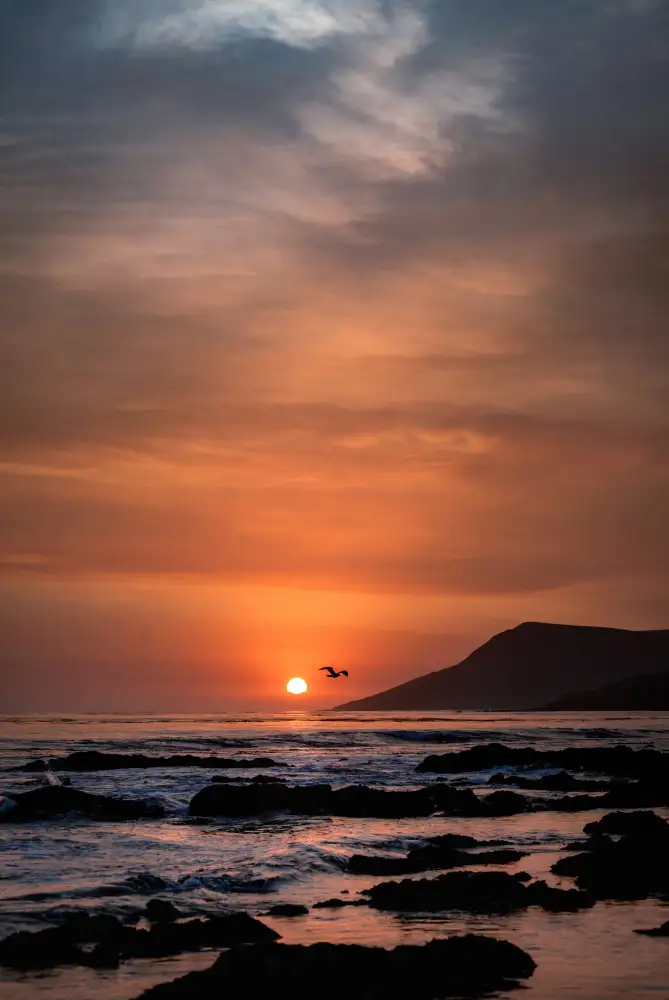 Mossholder, Tim: Coucher de soleil orange