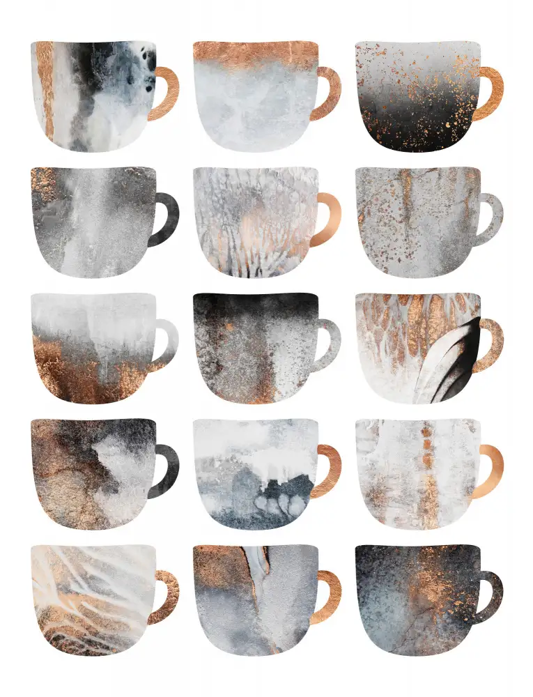 Fredriksson, Elisabeth: Verträumte Kaffeetassen