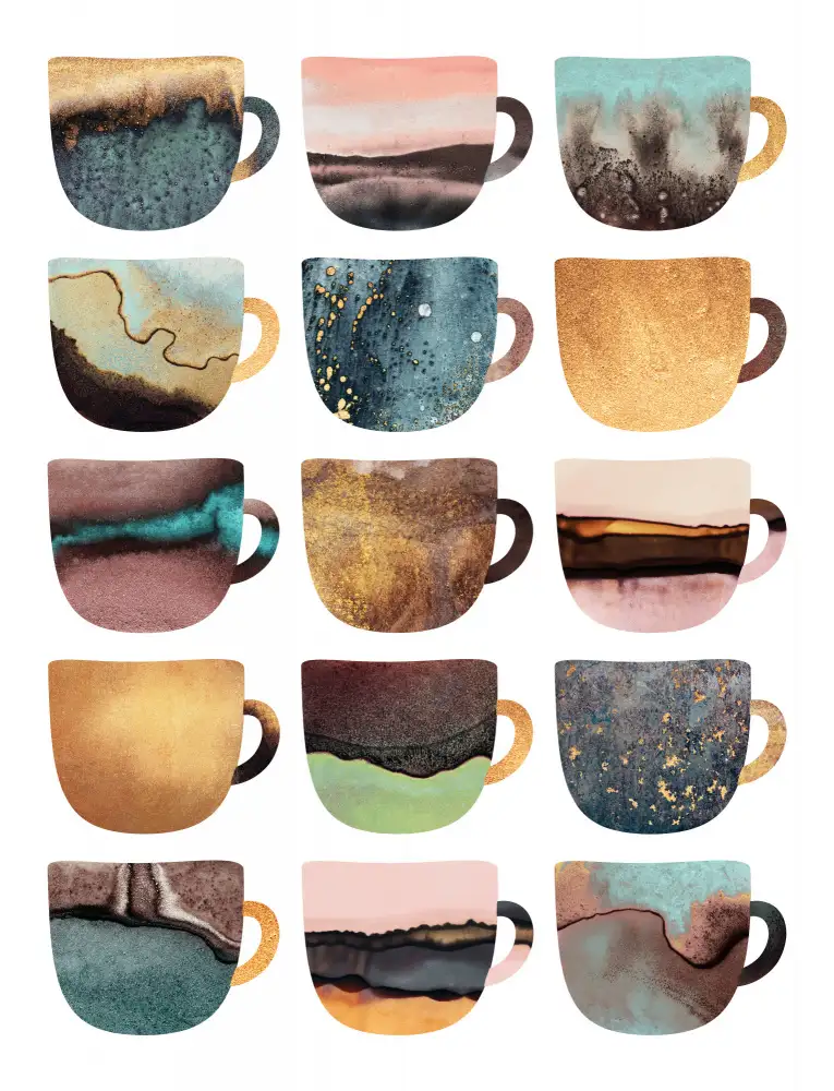 Fredriksson, Elisabeth: Erdige Kaffeetassen