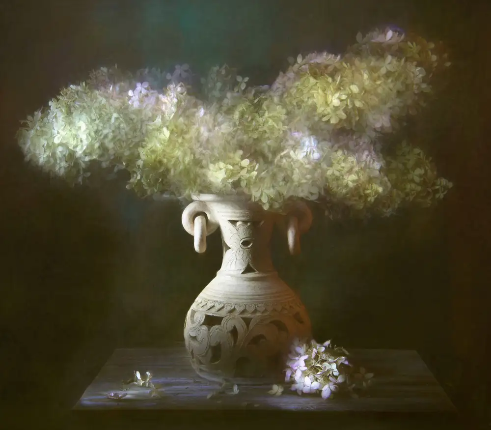 Catherine, W.: Nuage d'hortensias