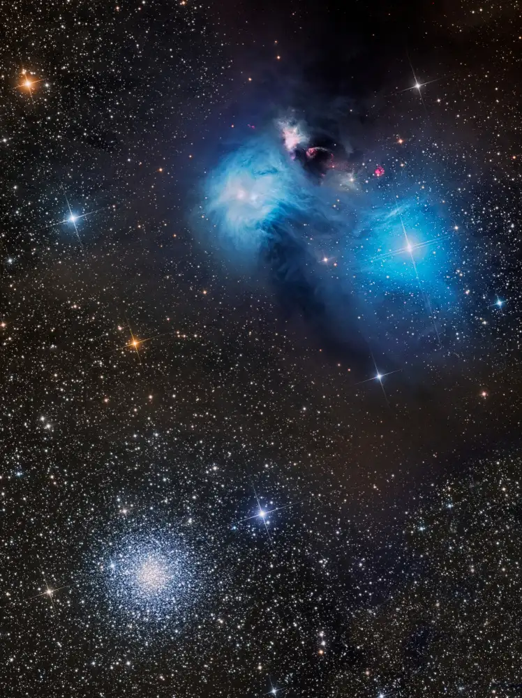 Chander, Vikas: Blaue Augen und ein Lächeln - NGC 6726