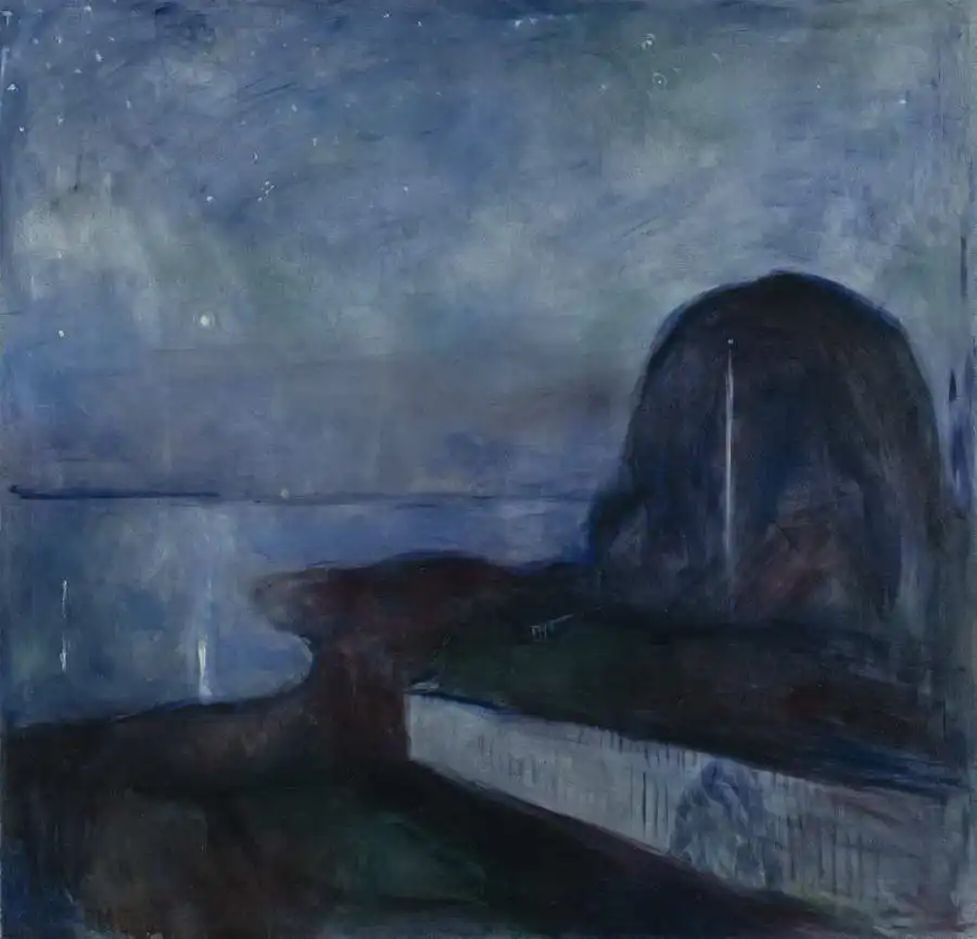 Munch, Edward: Hvězdná noc