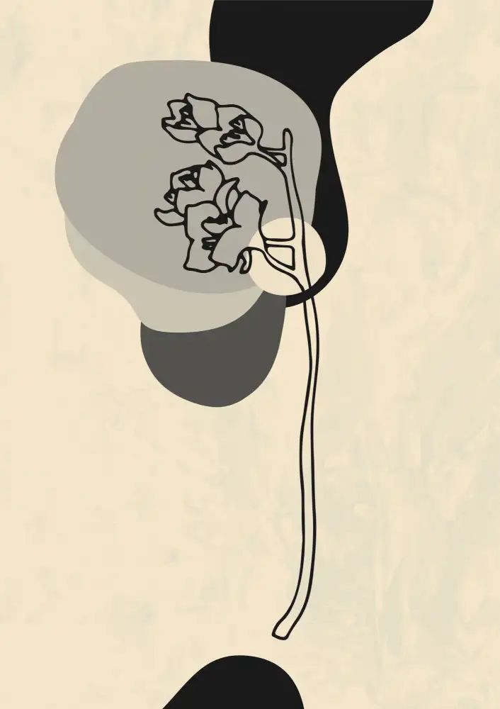 NKTN: Fleur abstraite 3