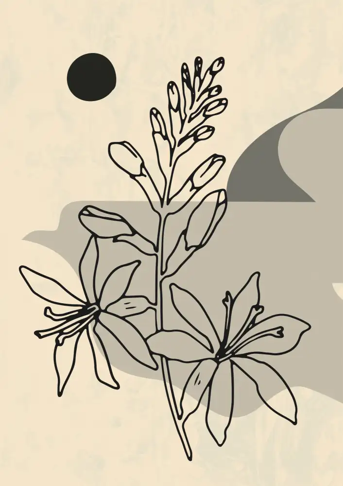 NKTN: Fleur abstraite 1
